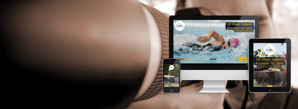 DE Photo Ireland Website Design and Adwords Belfast Digital Marketing Campaign